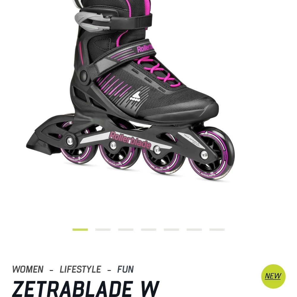 Women's Black and Pink Rollerblades - Picture 12 of 12